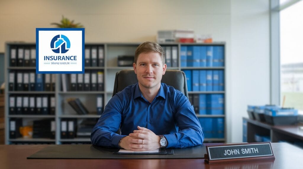 a photo of an insurance agent sitting at a desk he vVn2co4xQxCGQ6OH76NUrw y4k1Tj6YSsyiXisWboJZQw